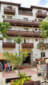 Das Hotel Monopol in Puerto de la Cruz.
